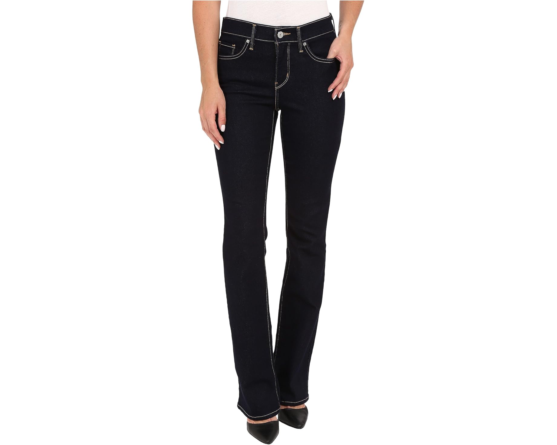(取寄) レディース 315 シェーピング ブーツカット Levi's Womens women 315 Shaping Bootcut Darkest Sky｜ジェットラグ店