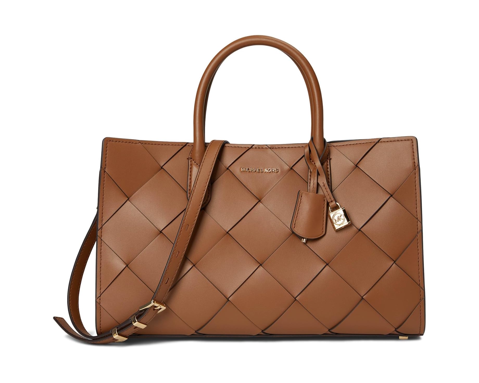 (取寄) マイケルコース スカーレット ミディアム イースト ウェスト サッチェル MICHAEL Michael Kors Scarlett Medium East West Satchel Luggage｜ジェットラグ店