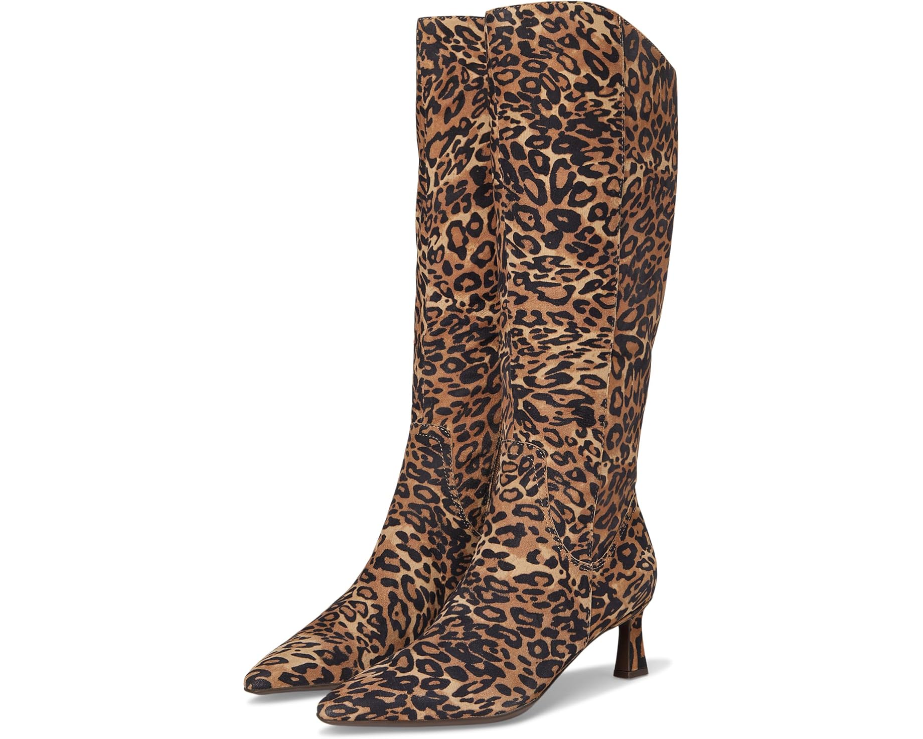 (取寄) ナチュラライザー レディース ディーシャ エクストラ ワイド カーフ ニー ハイ ブーツ Naturalizer women Deesha Extra Wide Calf Knee High Boots Leopard Print Suede｜ジェットラグ店