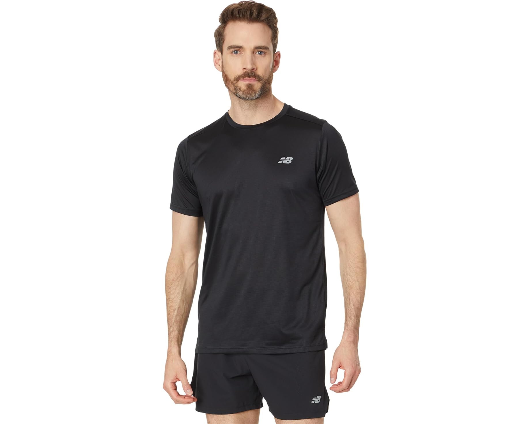(取寄) ニューバランス メンズ スポーツ エッセンシャル T-シャツ New Balance men Sport Essentials T-Shirt Black|ジェットラグ店