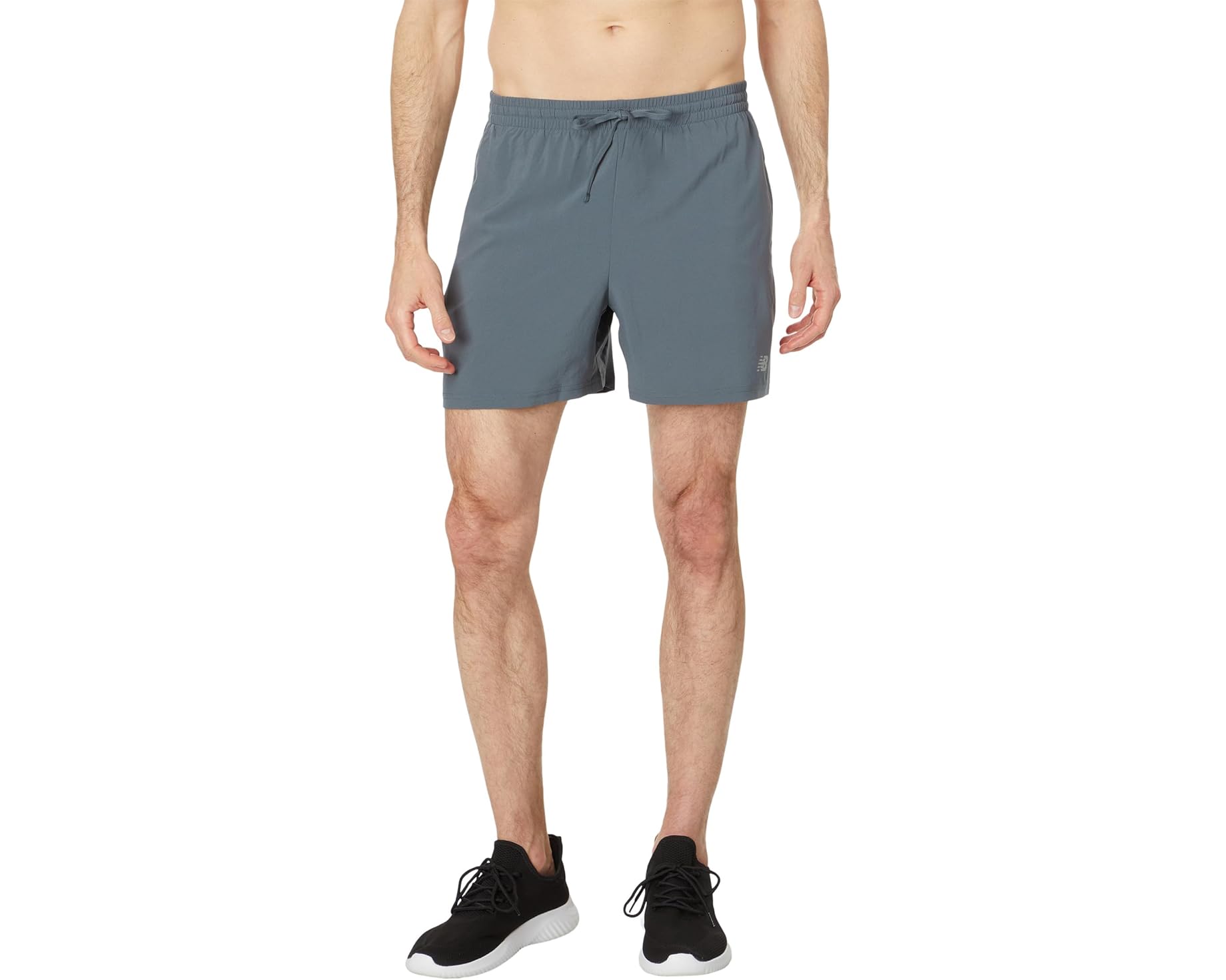 (取寄) ニューバランス メンズ スポーツ エッセンシャル ショート New Balance men Sport Essentials Short 5" Graphite｜ジェットラグ店