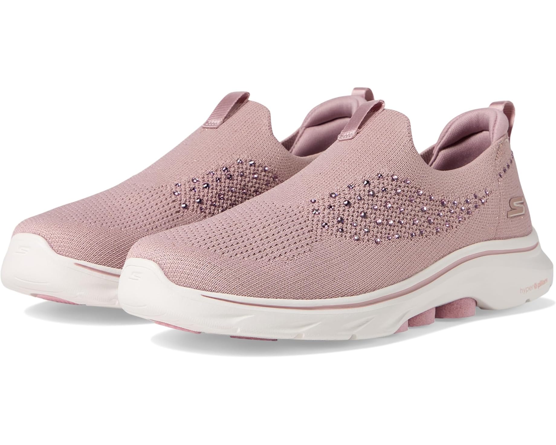 (取寄) スケッチャーズ パフォーマンス レディース ゴー ウォーク 7 ブリング SKECHERS Performance women Go Walk 7 Bling Mauve|ジェットラグ店