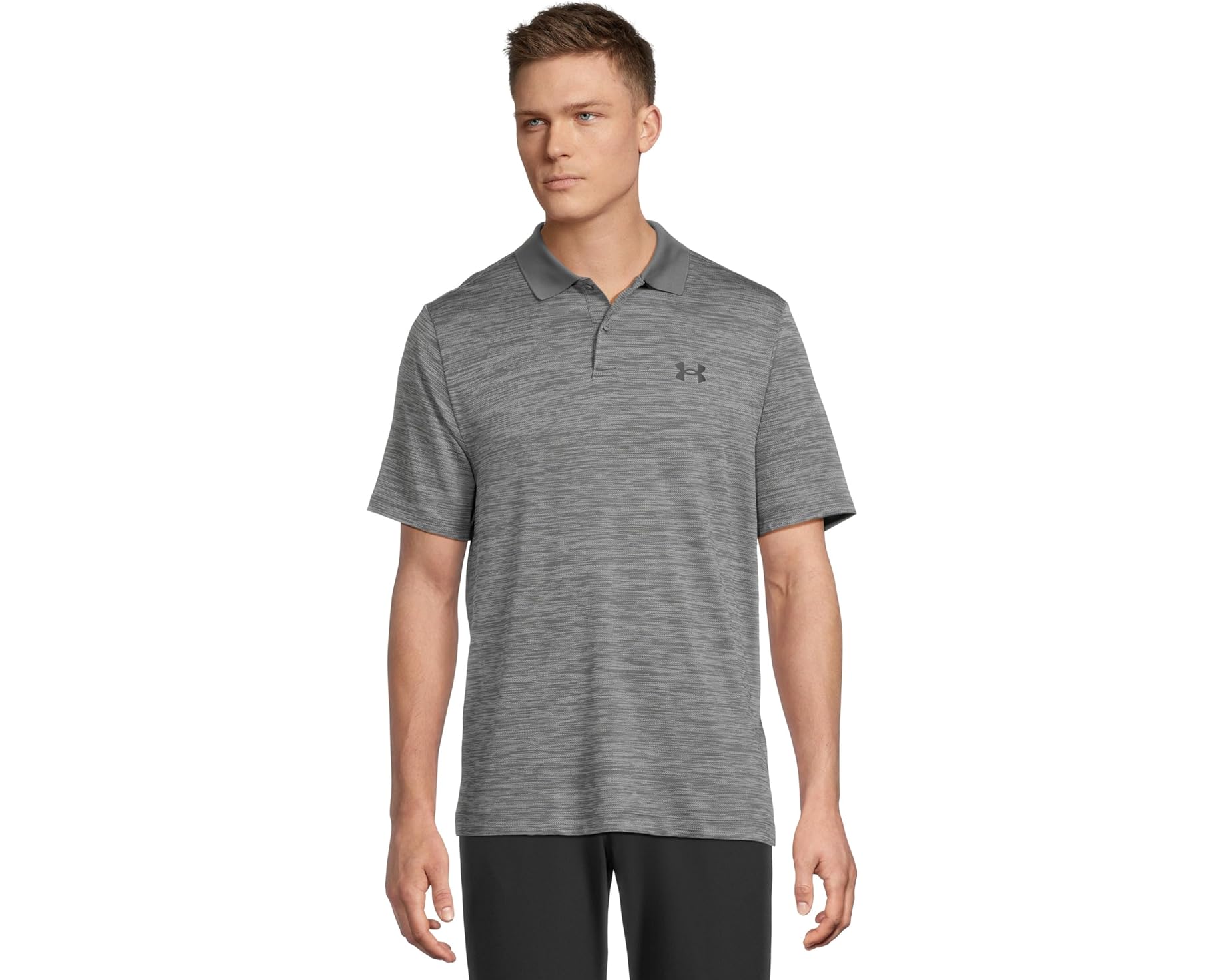 (取寄) アンダーアーマー ゴルフ メンズ Under Armour Golf men 1377374-383 Pitch Gray/Black｜ジェットラグ店