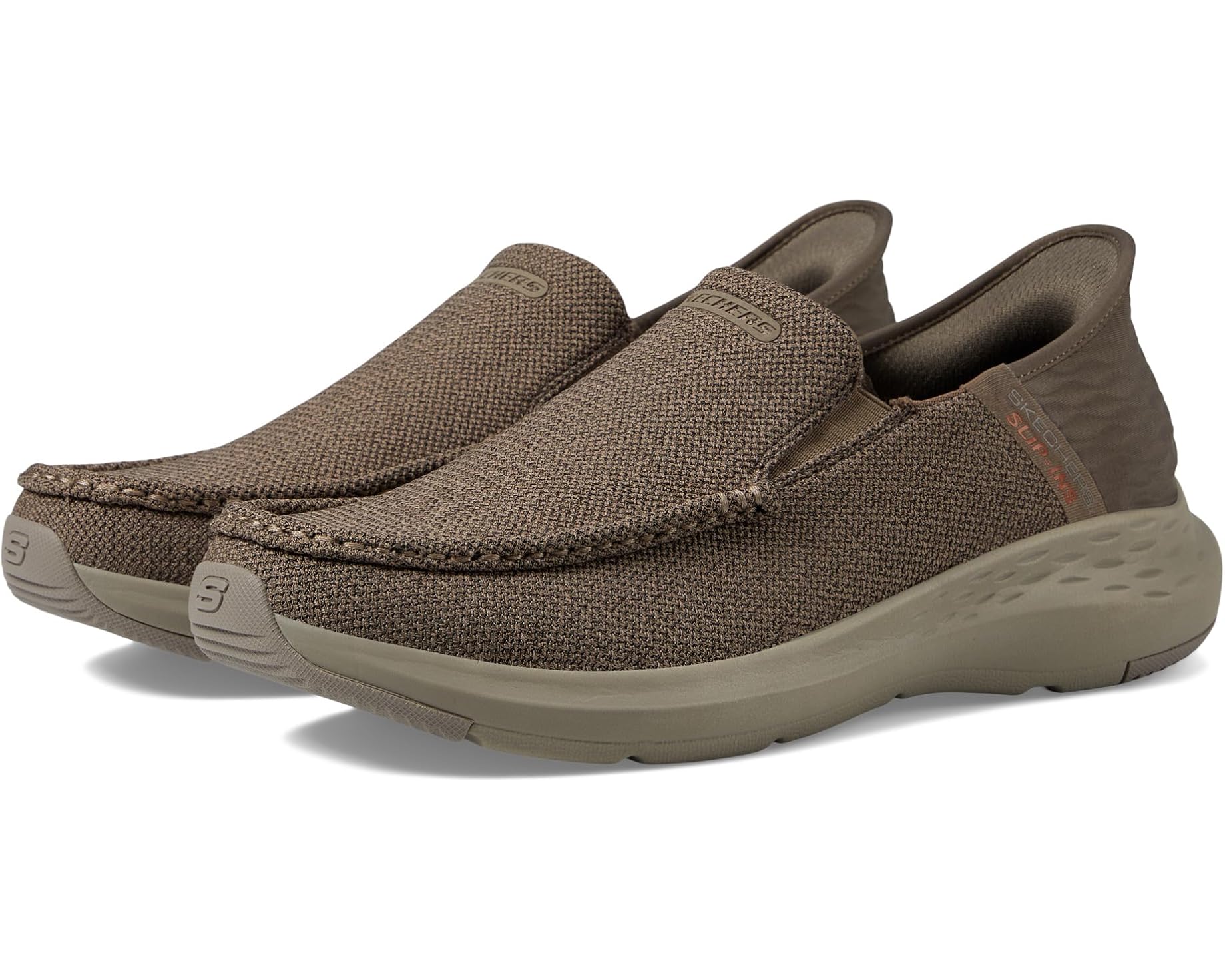 (取寄) スケッチャーズ メンズ パーソン ラルヴェン ハンズ フリー スリップ-インス SKECHERS men Parson Ralven Hands Free Slip-Ins Taupe｜ジェットラグ店