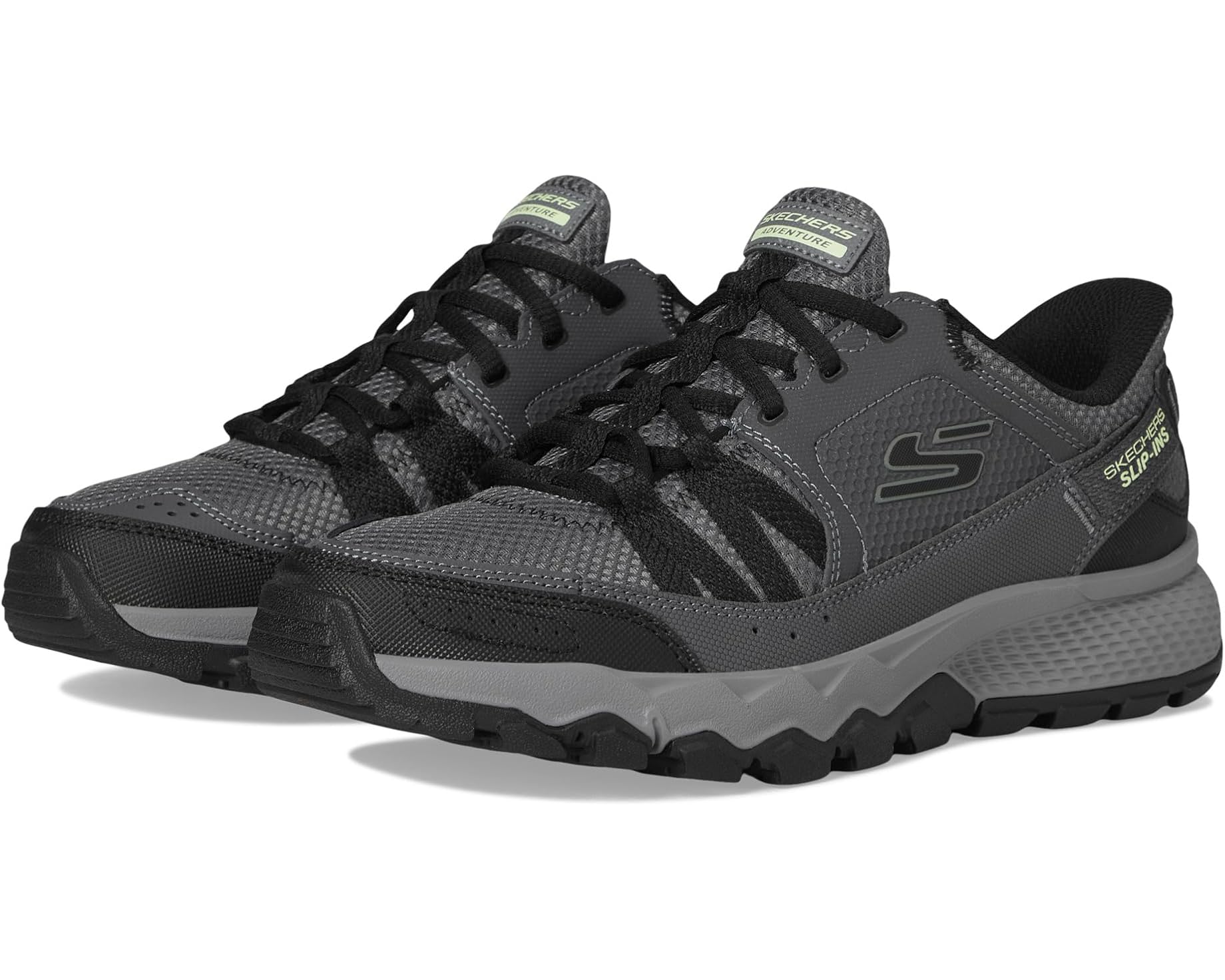 (取寄) スケッチャーズ メンズ ダイナマイト アット ハンズ フリー スリップ-イン SKECHERS men Dynamite AT Escapar Hands Free Slip-in Charcoal/Black｜ジェットラグ店