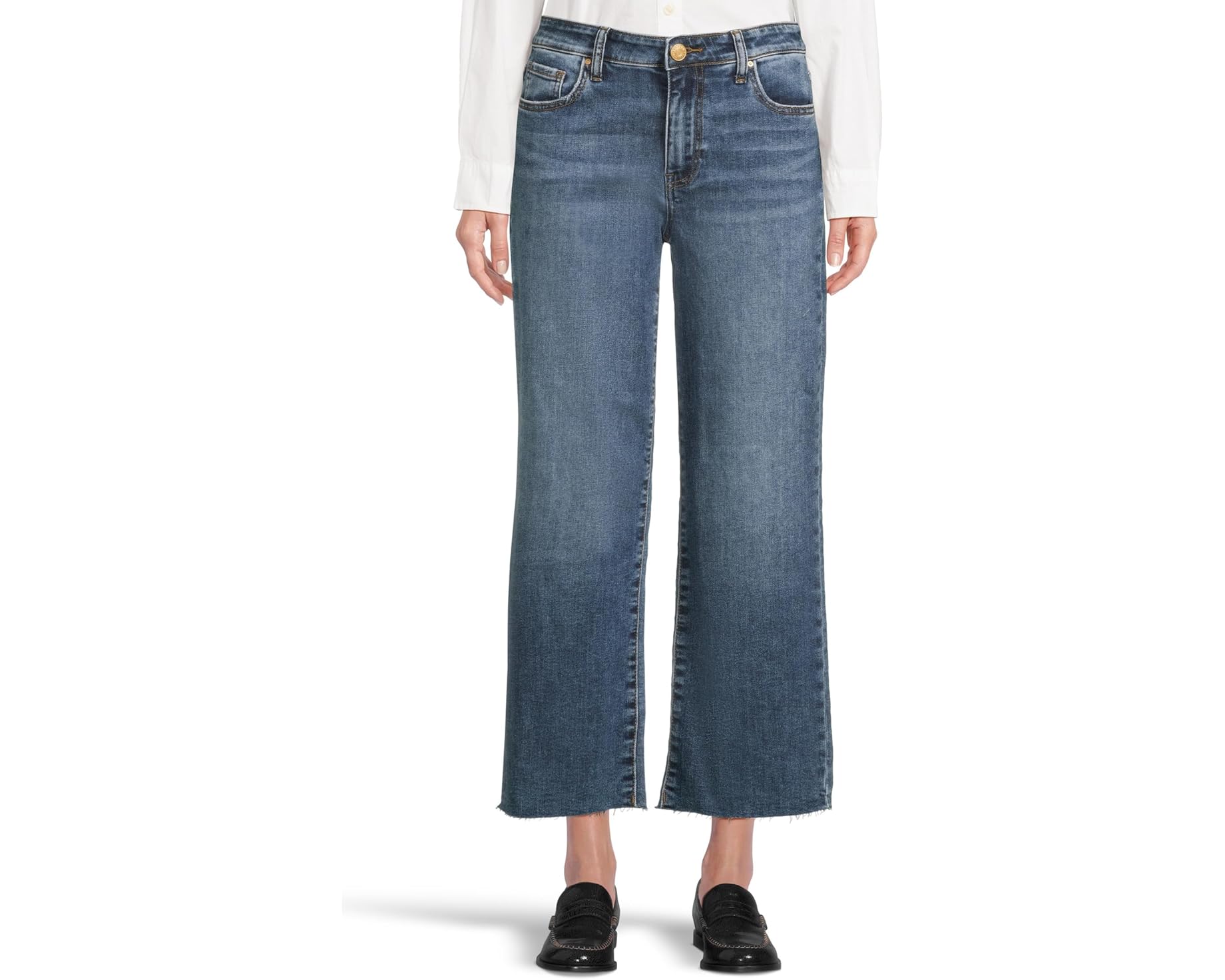 (取寄) カット フロム ザ クロス レディース シャーロット ハイライズ キュロット イン コメンダトリー KUT from the Kloth women Charlotte High-Rise Culottes in Commendatory Commendatory|ジェットラグ店