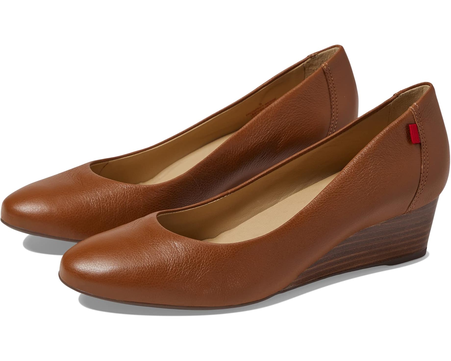 (取寄) マークジョセフニューヨーク レディース プロスペクト ウェッジ Marc Joseph New York women Prospect Wedge Cognac Napa Soft|ジェットラグ店
