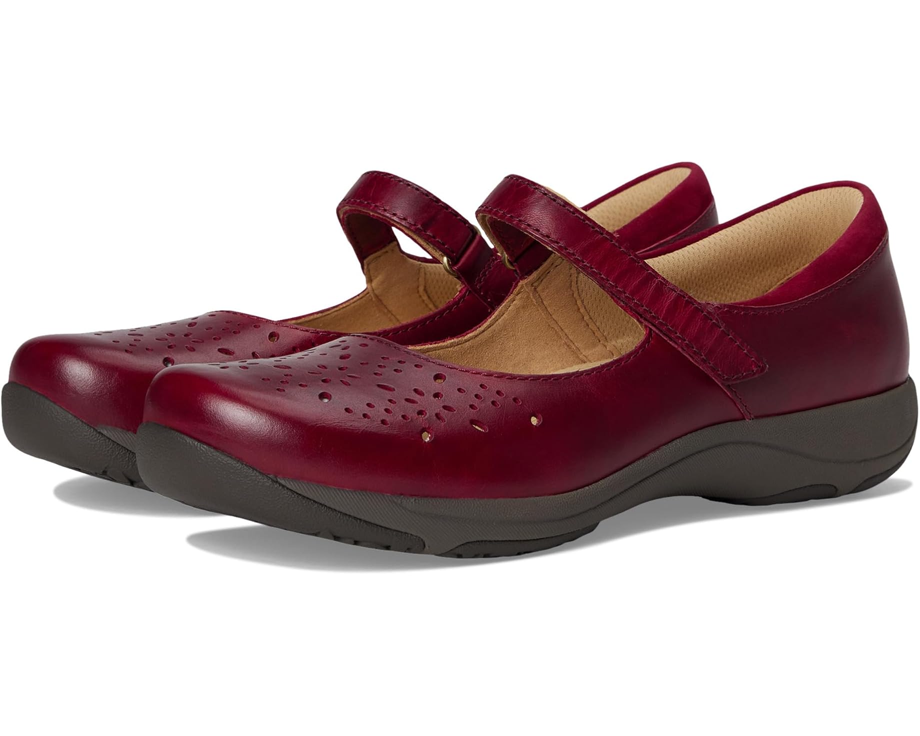 (取寄) ダンスコ レディース ステイシー Dansko women Stacy Red Waxy Burnished｜ジェットラグ店