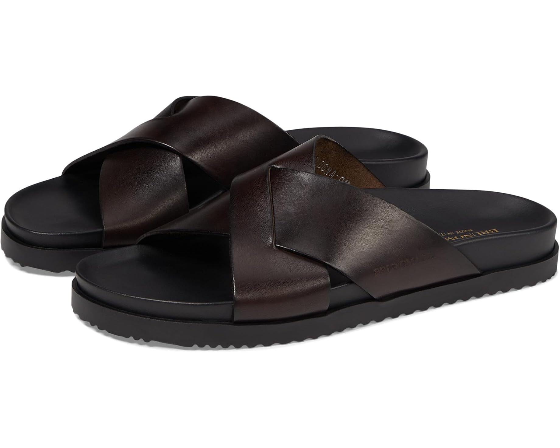 (取寄) ブルーノマリ メンズ ボローニャ Bruno Magli men Bologna Dark Brown｜ジェットラグ店