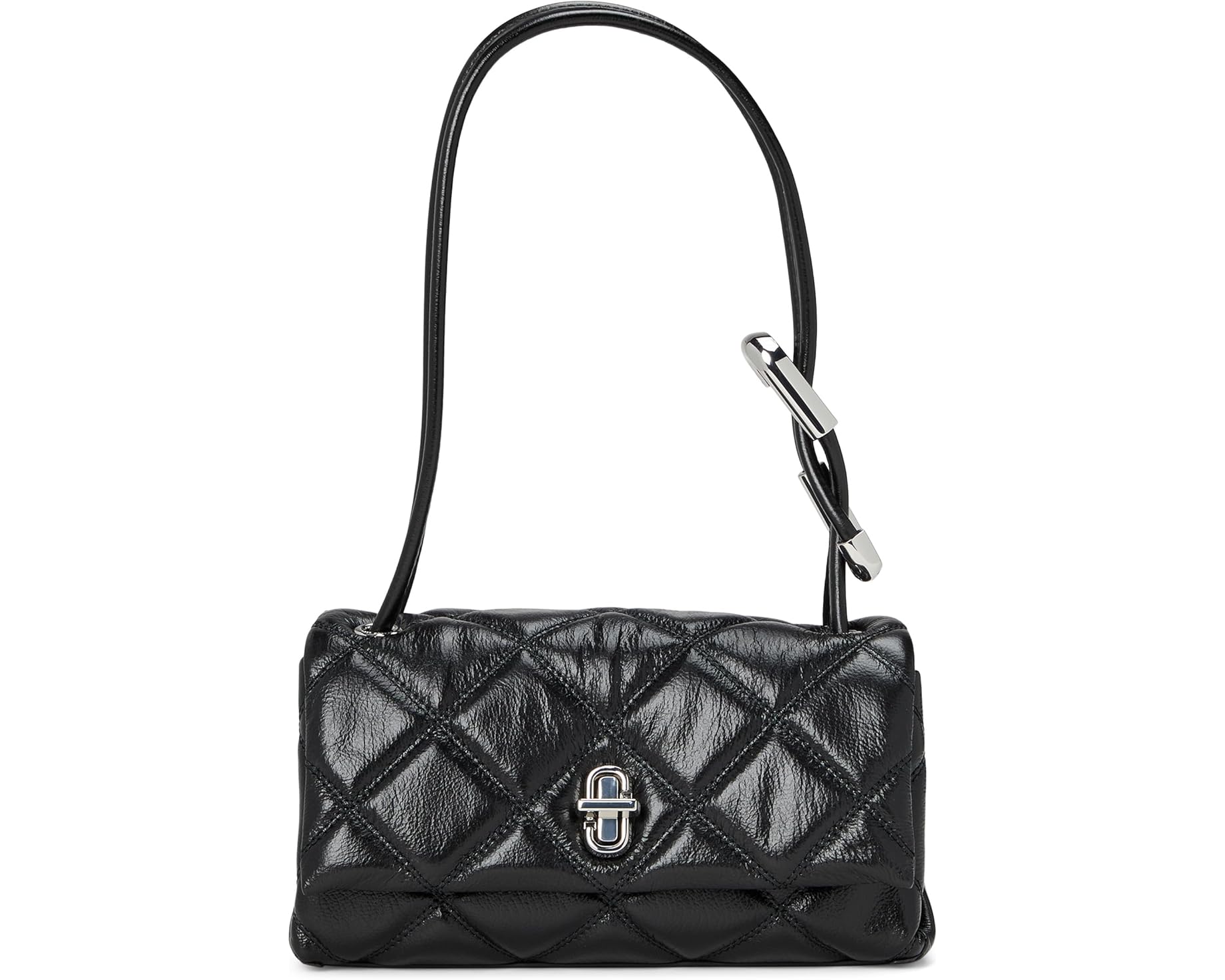 (取寄) マークジェイコブス ザ キルテッド ミニ デュアル ショルダー バッグ Marc Jacobs The Quilted Mini Dual Shoulder Bag Black｜ジェットラグ店