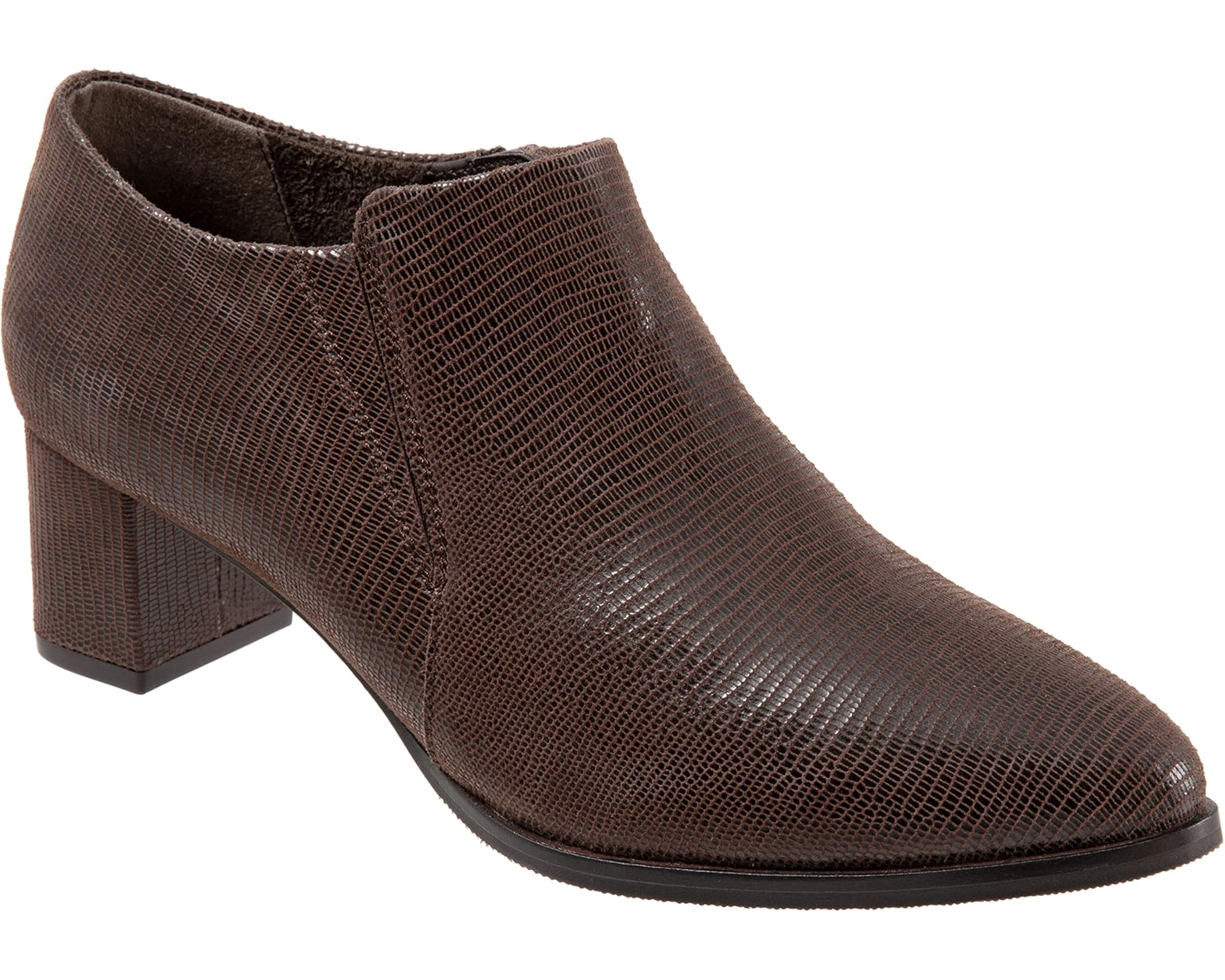 (取寄) トロッターズ レディース キーガン Trotters women Keegan Dark Brown Lizard Leather|ジェットラグ店