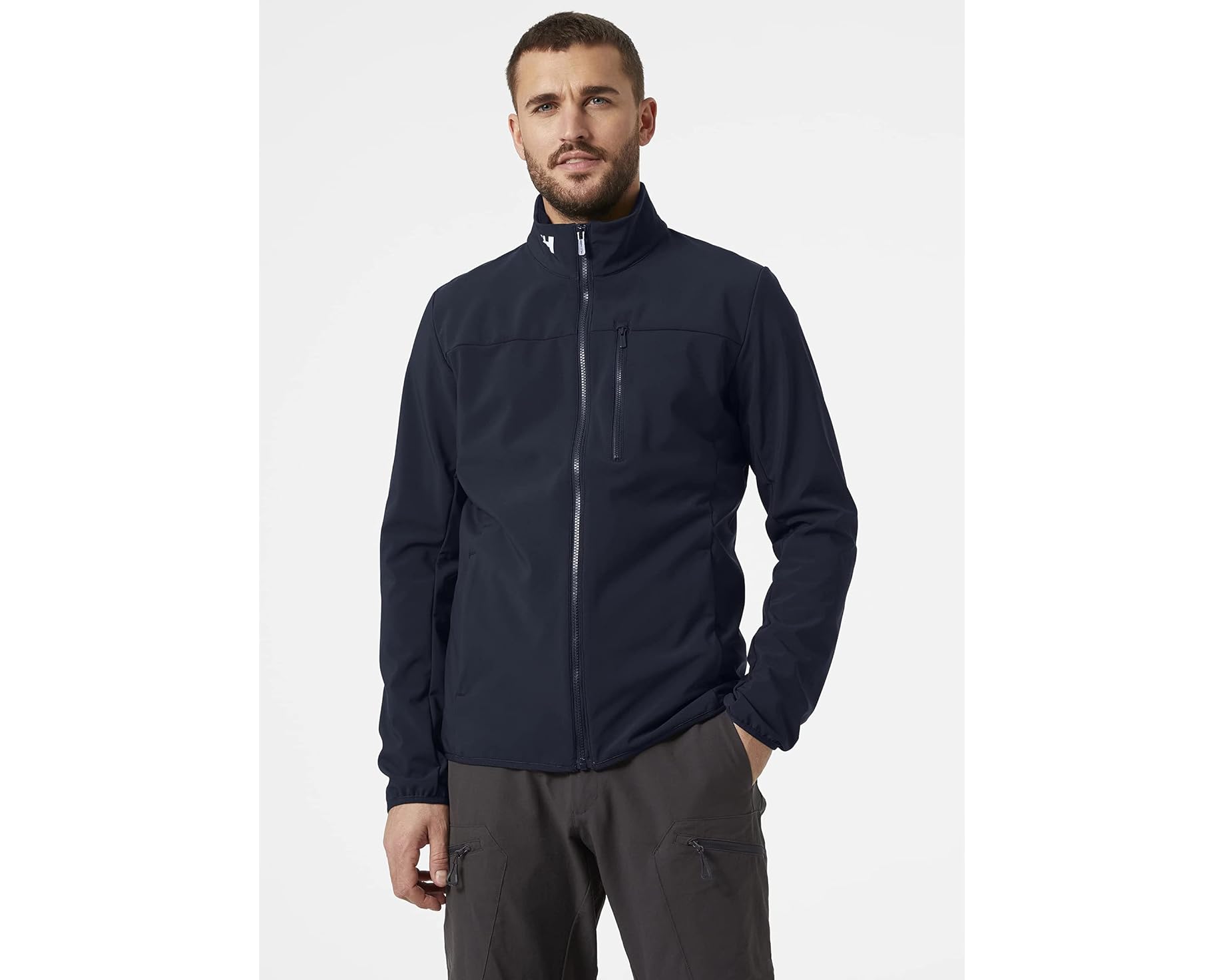 (取寄) ヘリーハンセン メンズ クルー ソフトシェル ジャケット 2.0 Helly Hansen men Crew Softshell Jacket 2.0 Navy|ジェットラグ店