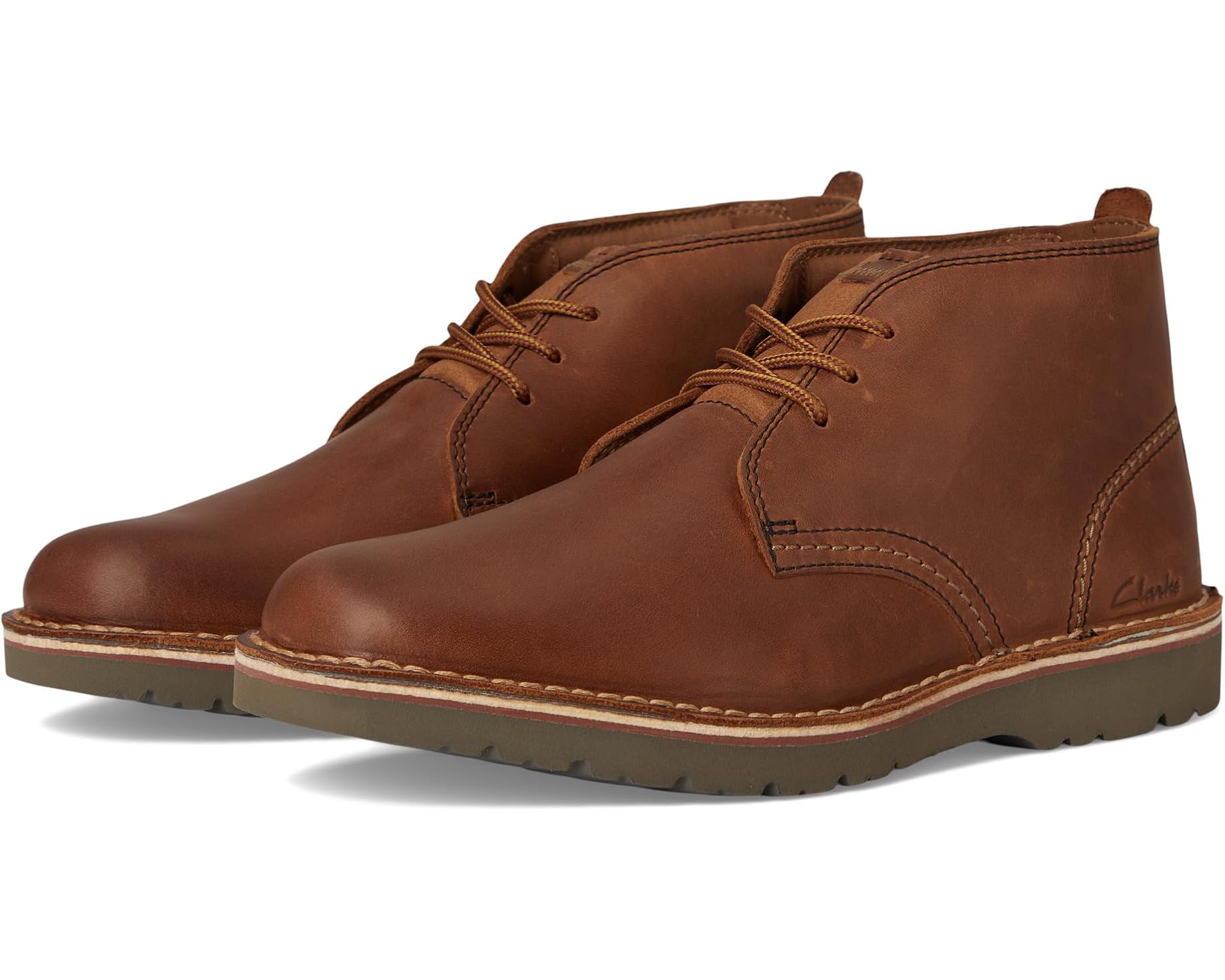 (取寄) クラークス メンズ ミッド Clarks men Eastridge Mid Light Brown Leather|ジェットラグ店