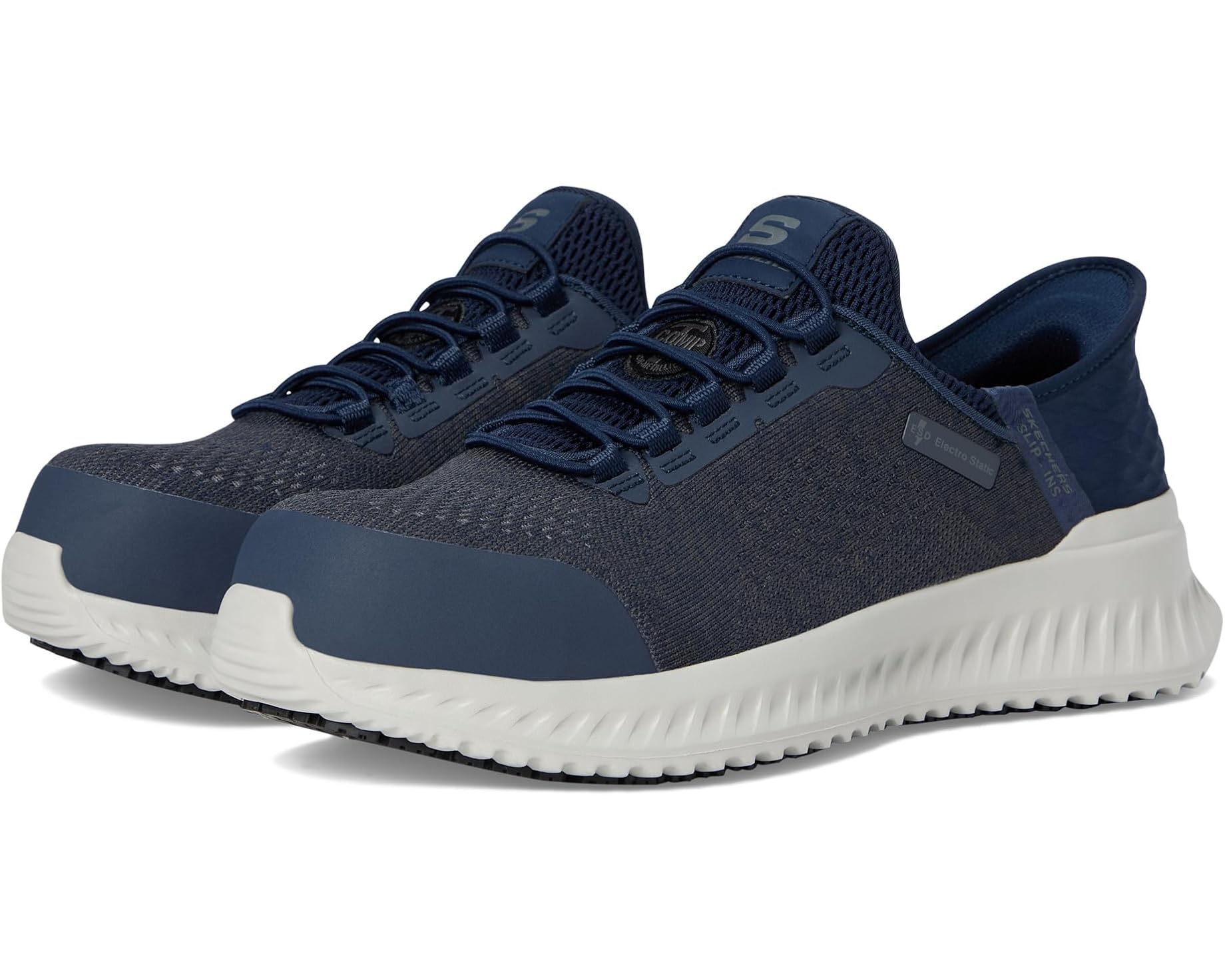 (取寄) スケッチャーズ ワーク メンズ ティリドゥ エスド コンプ トゥ SKECHERS Work men Tilido ESD Comp Toe Navy｜ジェットラグ店