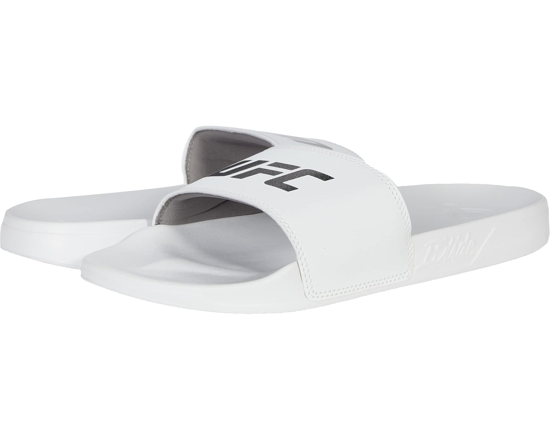 (取寄) ユーエフシー メンズ オクタゴン スライド UFC men Octagon Slide White/Black|ジェットラグ店