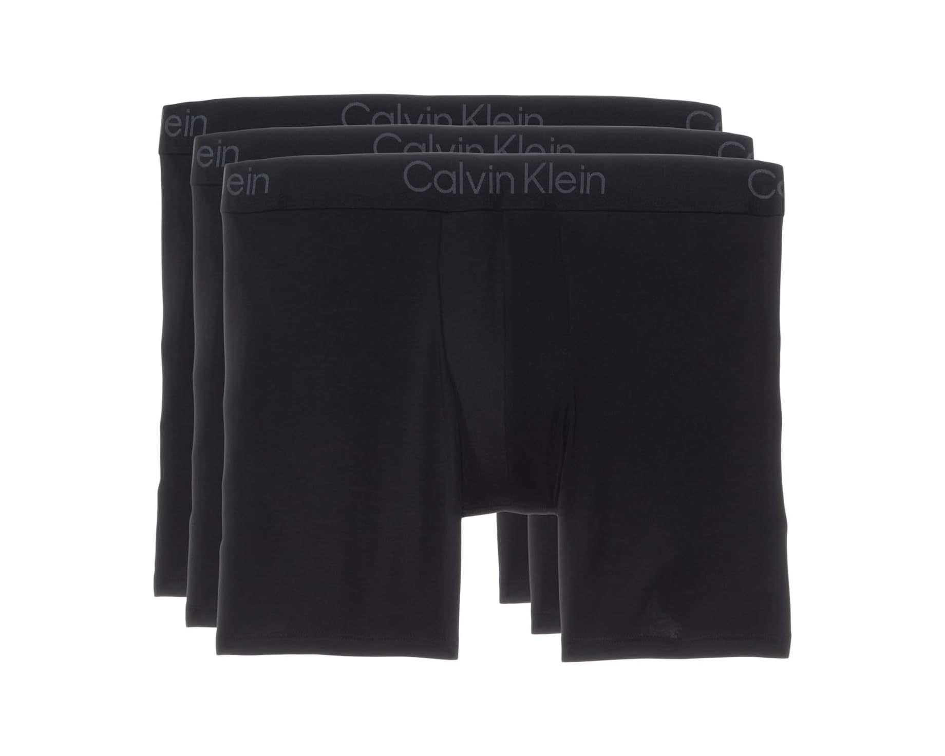 (取寄) カルバンクライン アンダーウェア メンズ ウルトラ-ソフト モダン 3-パック ボクサー ブリーフ Calvin Klein Underwear men Ultra-Soft Modern 3-Pack Boxer Brief Black/Black|ジェットラグ店