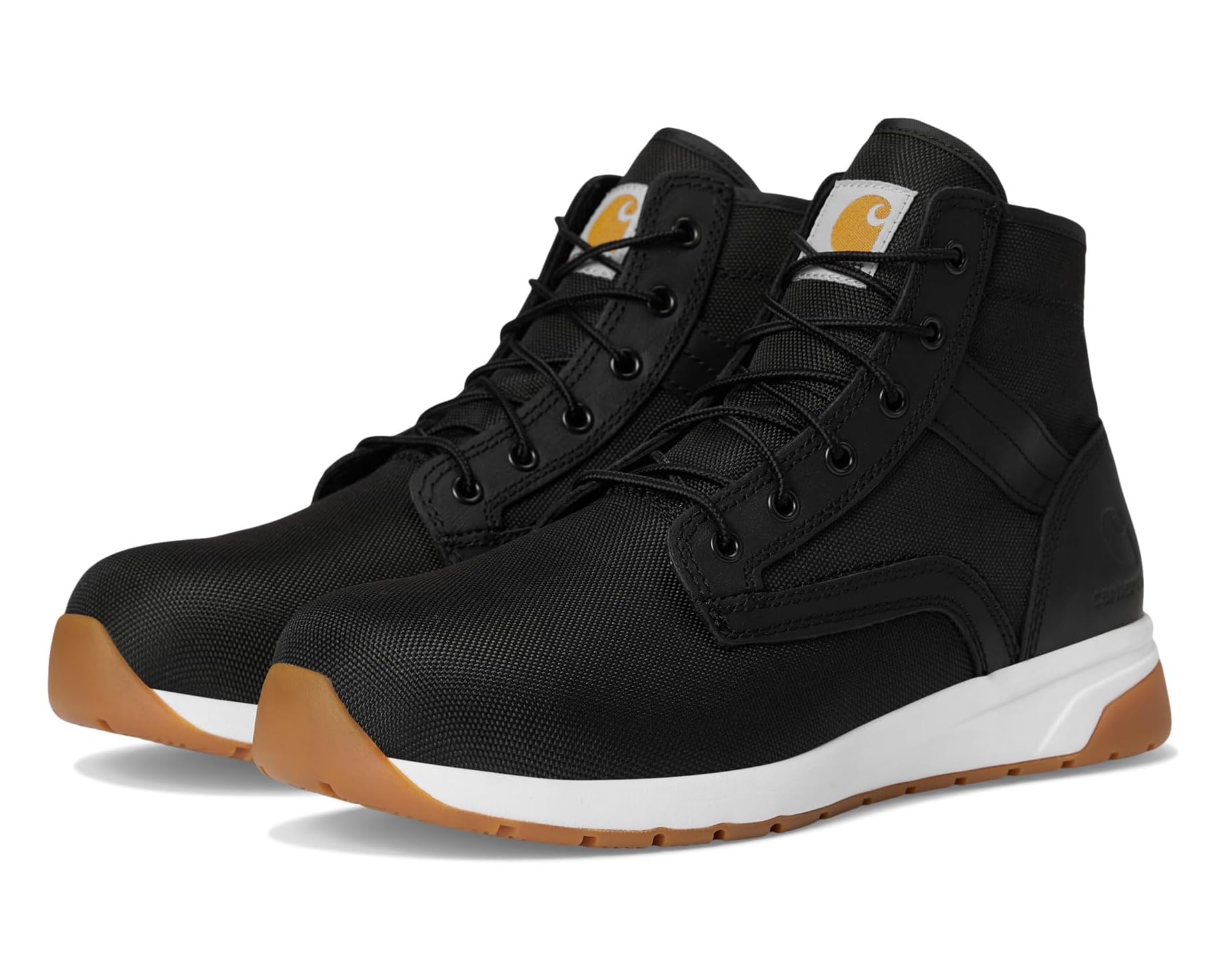 (取寄) カーハート メンズ フォース ライトウェイト スニーカー ブーツ ナノ コンプ トゥ Carhartt men Force 5" Lightweight Sneaker Boots Nano Comp Toe Black Textile｜ジェットラグ店