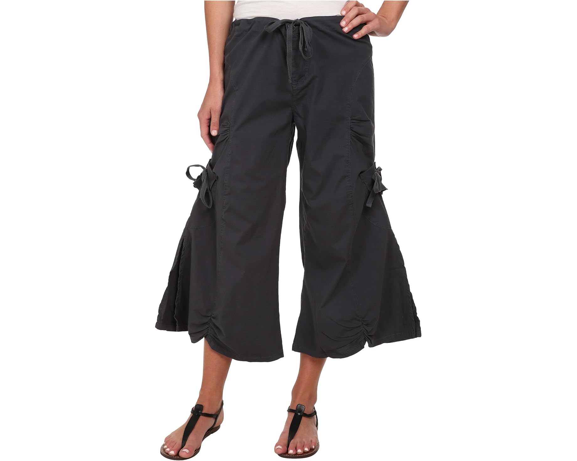 (取寄) XCVI レディース カーゴ ガウチョ クロップ XCVI women Cargo Gaucho Crop Charcoal|ジェットラグ店