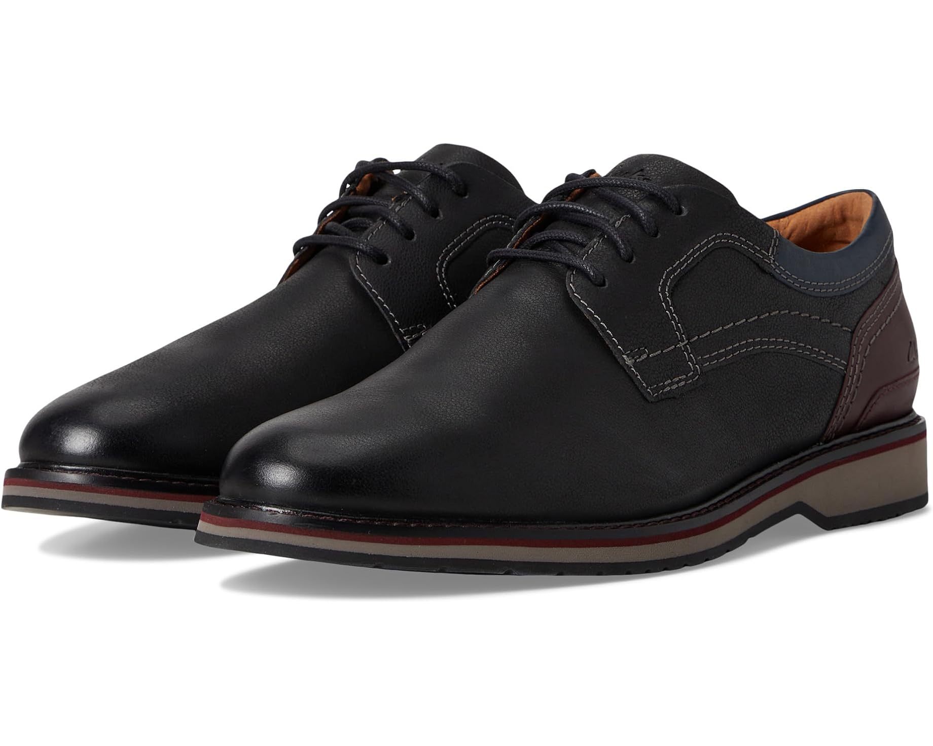 (取寄) クラークス メンズ プレーン Clarks men Monahan Plain Black Leather｜ジェットラグ店