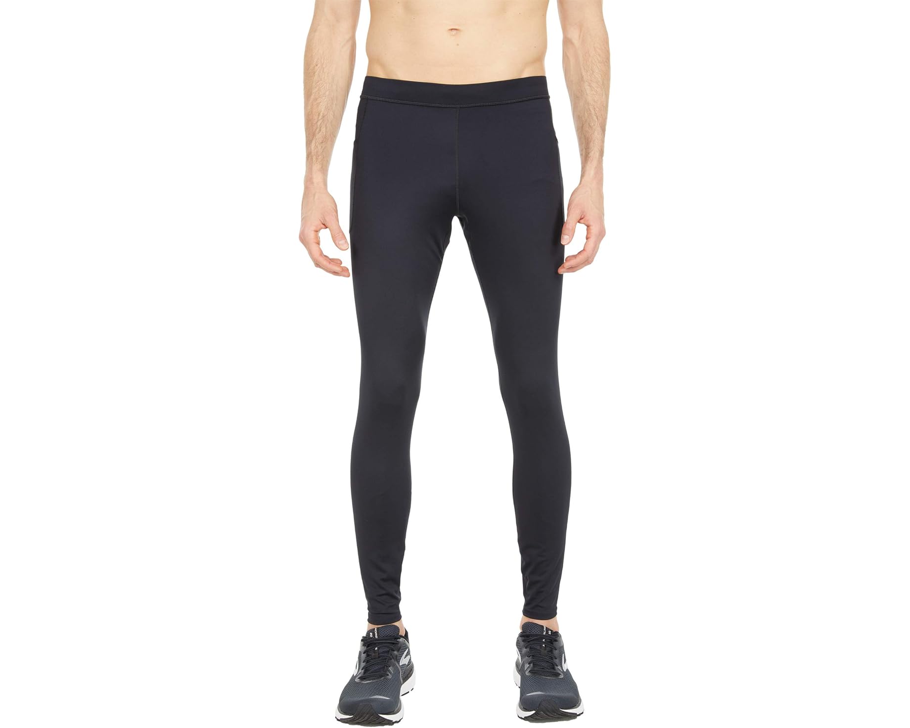 (取寄) ブルックス メンズ ソース タイツ Brooks men Source Tights Black｜ジェットラグ店
