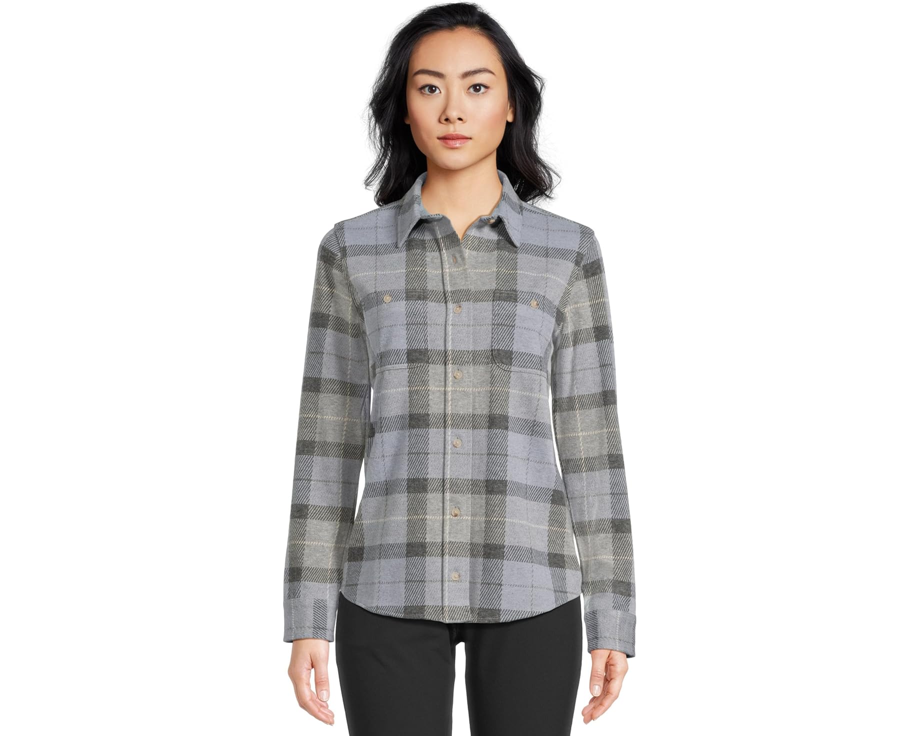 (取寄) ファリティ レディース レジェンド セーター シャツ Faherty women Legend Sweater Shirt True North Plaid|ジェットラグ店