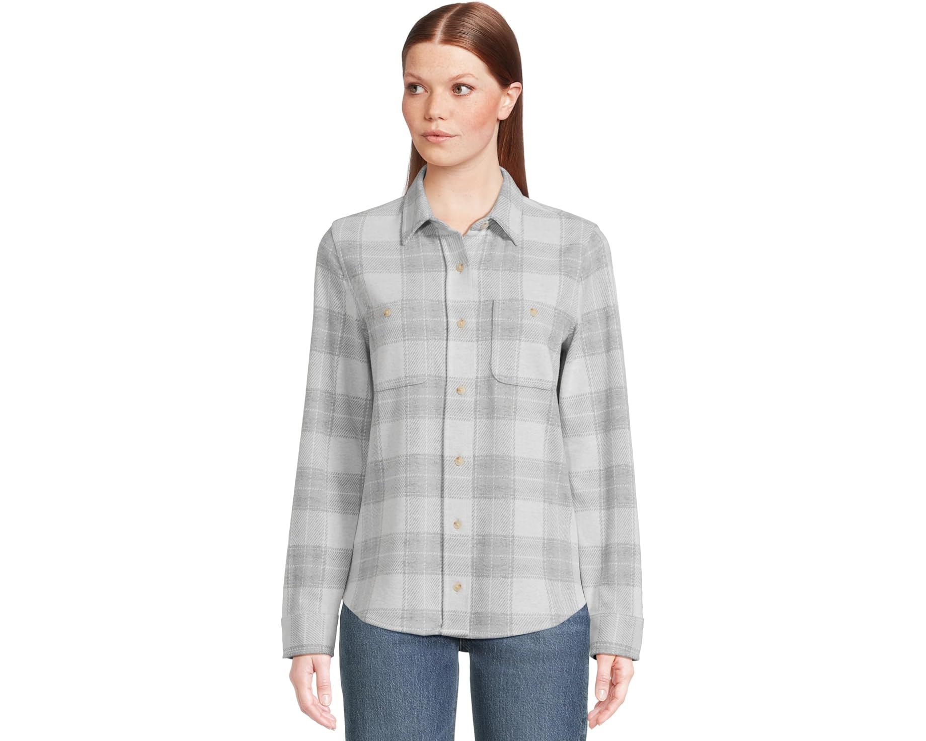 (取寄) ファリティ レディース レジェンド セーター シャツ Faherty women Legend Sweater Shirt Blue Ravine Plaid|ジェットラグ店