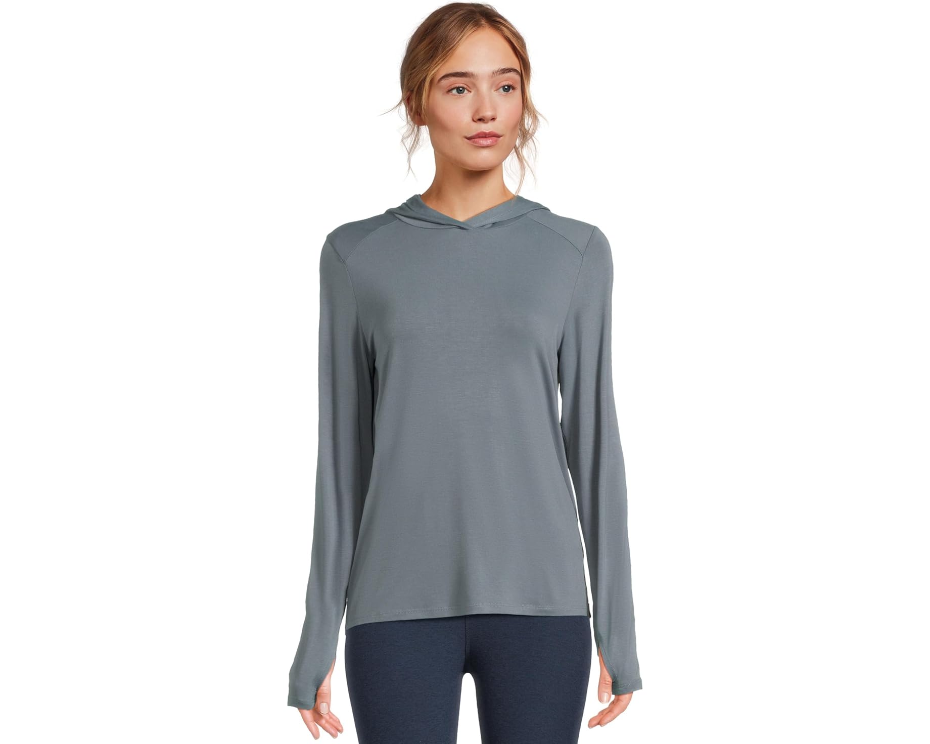 (取寄) フリーフライ レディース バンブー シェード ブーディ リ Free Fly women Bamboo Shade Hoodie II Slate Blue|ジェットラグ店