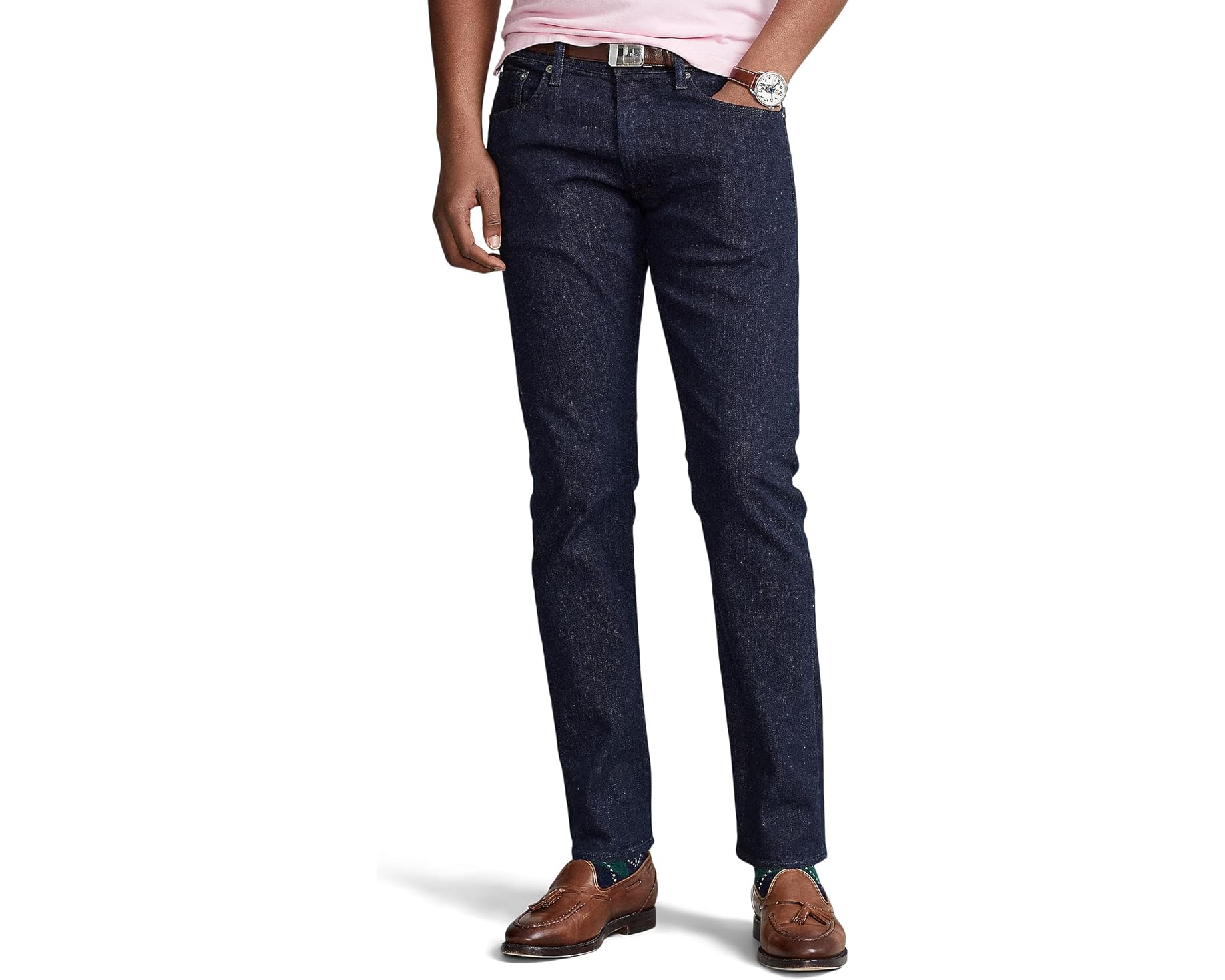 (取寄) ラルフローレン メンズ ヴァリック スリム ストレート ジーンズ Polo Ralph Lauren men Varick Slim Straight Jeans Miller Rinse｜ジェットラグ店