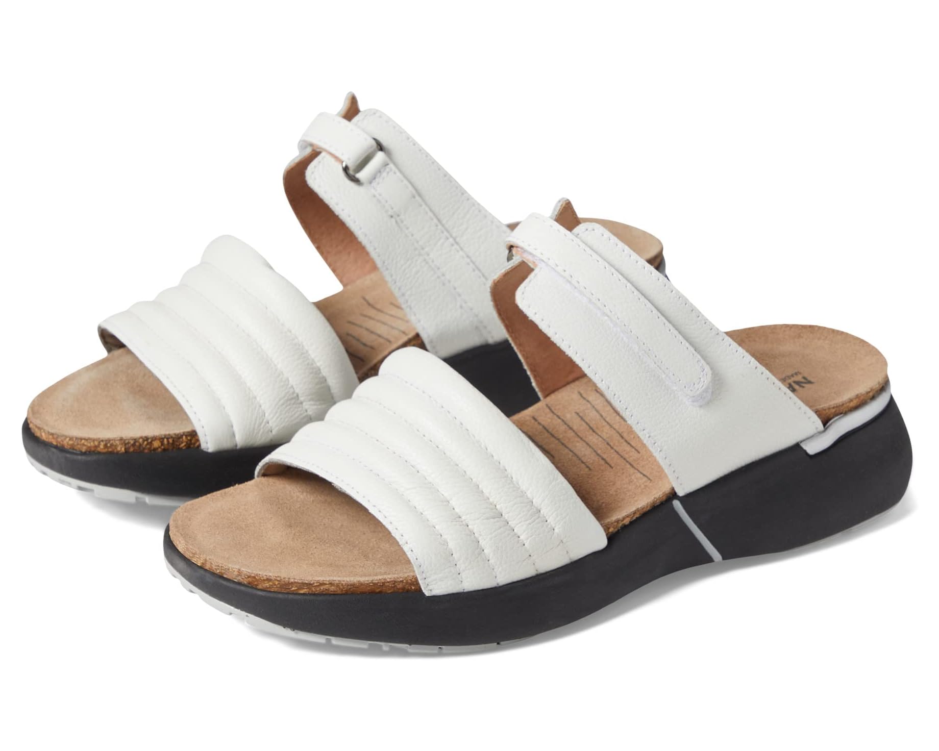 (取寄) ナオト レディース ベスタ Naot women Vesta Soft White Leather|ジェットラグ店