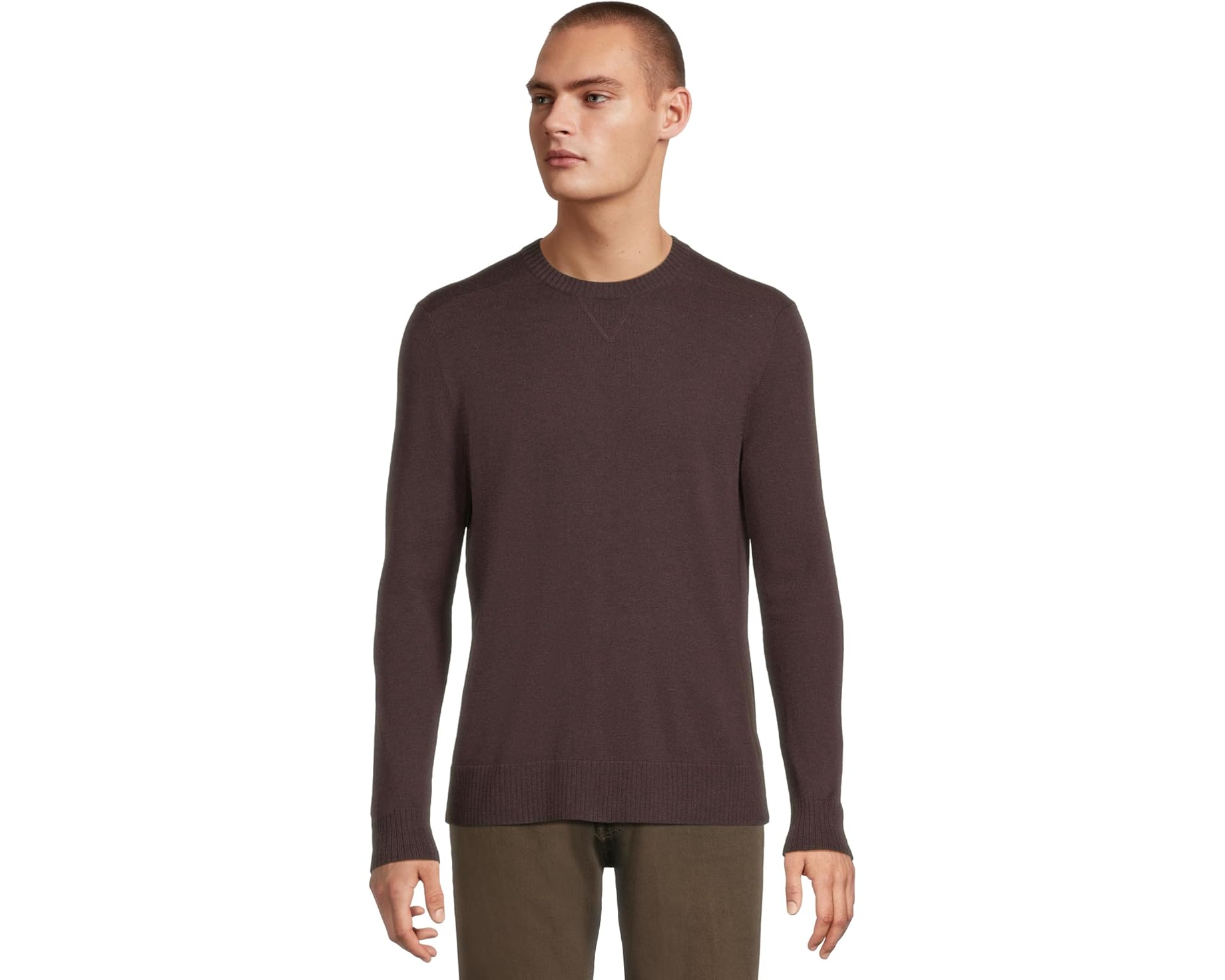 (取寄) スマートウール メンズ スパーウッド クルー セーター Smartwool men Sparwood Crew Sweater Mink Heather｜ジェットラグ店