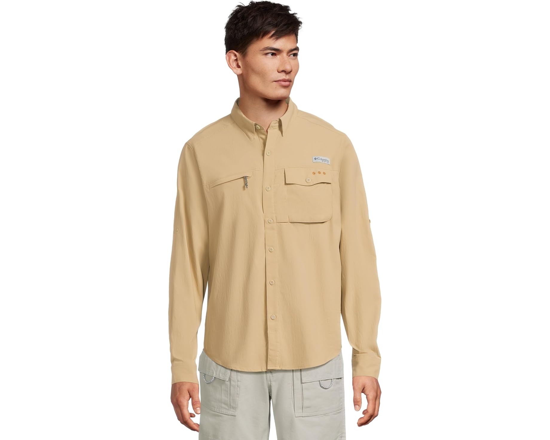 (取寄) コロンビア メンズ ワイルド キャスト ロング スリーブ シャツ Columbia men Wild Cast Long Sleeve Shirt Beach｜ジェットラグ店