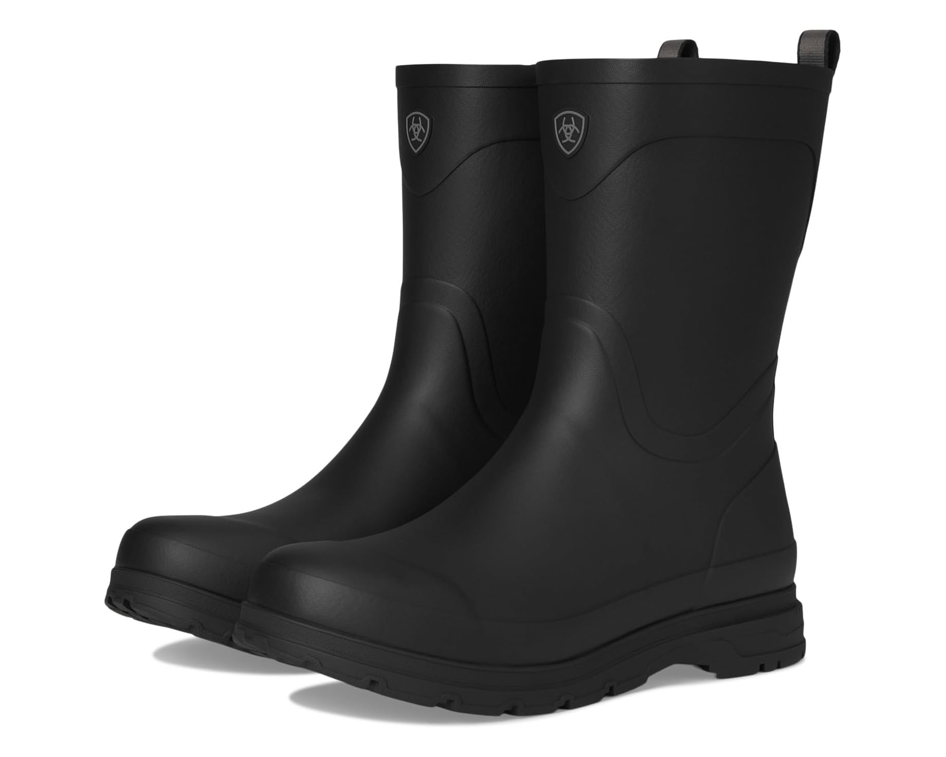 (取寄) アリアット メンズ ケルマーシュ ミッド ラバー ブーツ Ariat men Kelmarsh Mid Rubber Boots Black｜ジェットラグ店