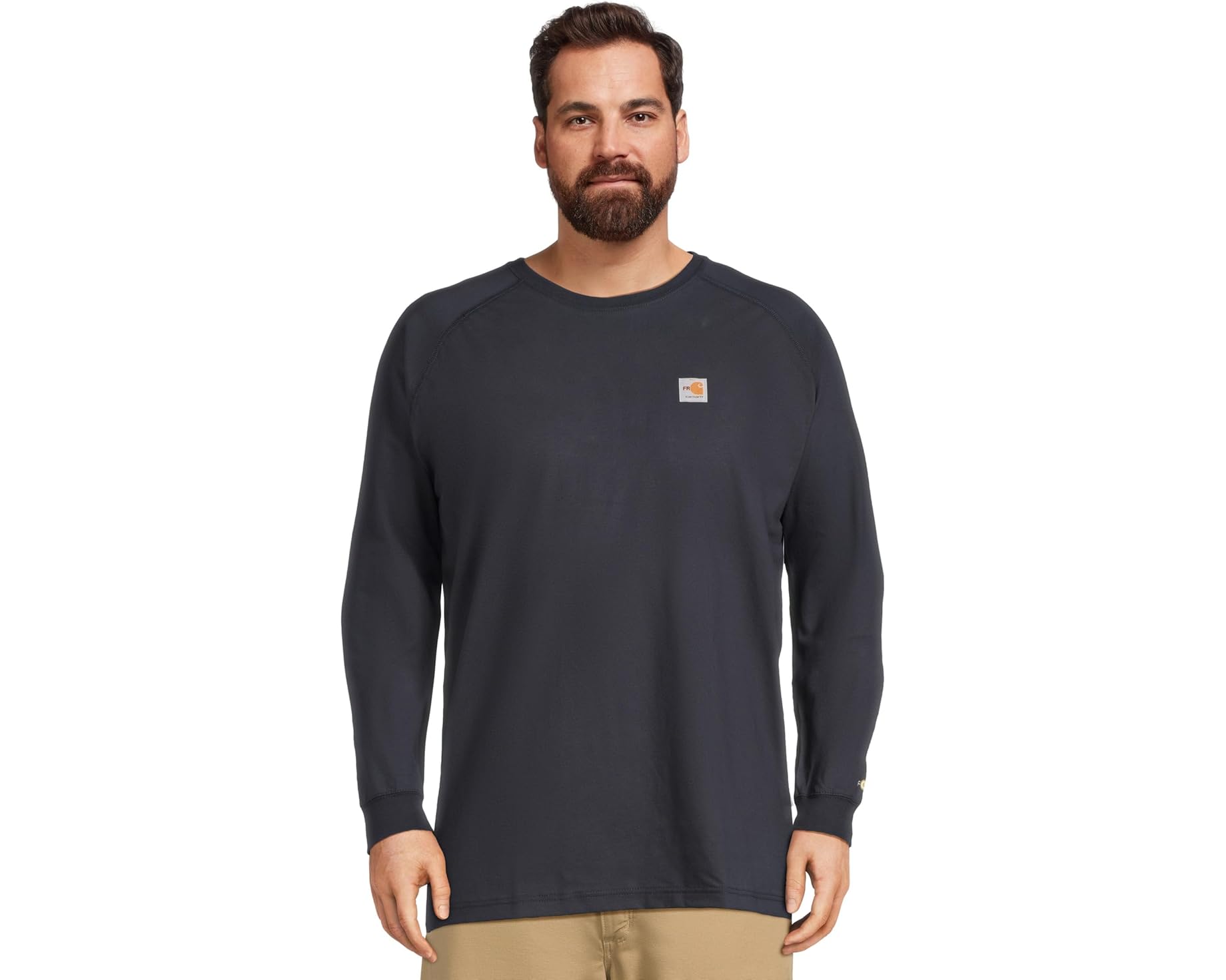 (取寄) カーハート メンズ ビッグ トール フレームレジスタント フォース ロング スリーブ T-シャツ Carhartt men Big &amp; Tall Flame-Resistant Force Long Sleeve T-Shirt Dark Navy｜ジェットラグ店