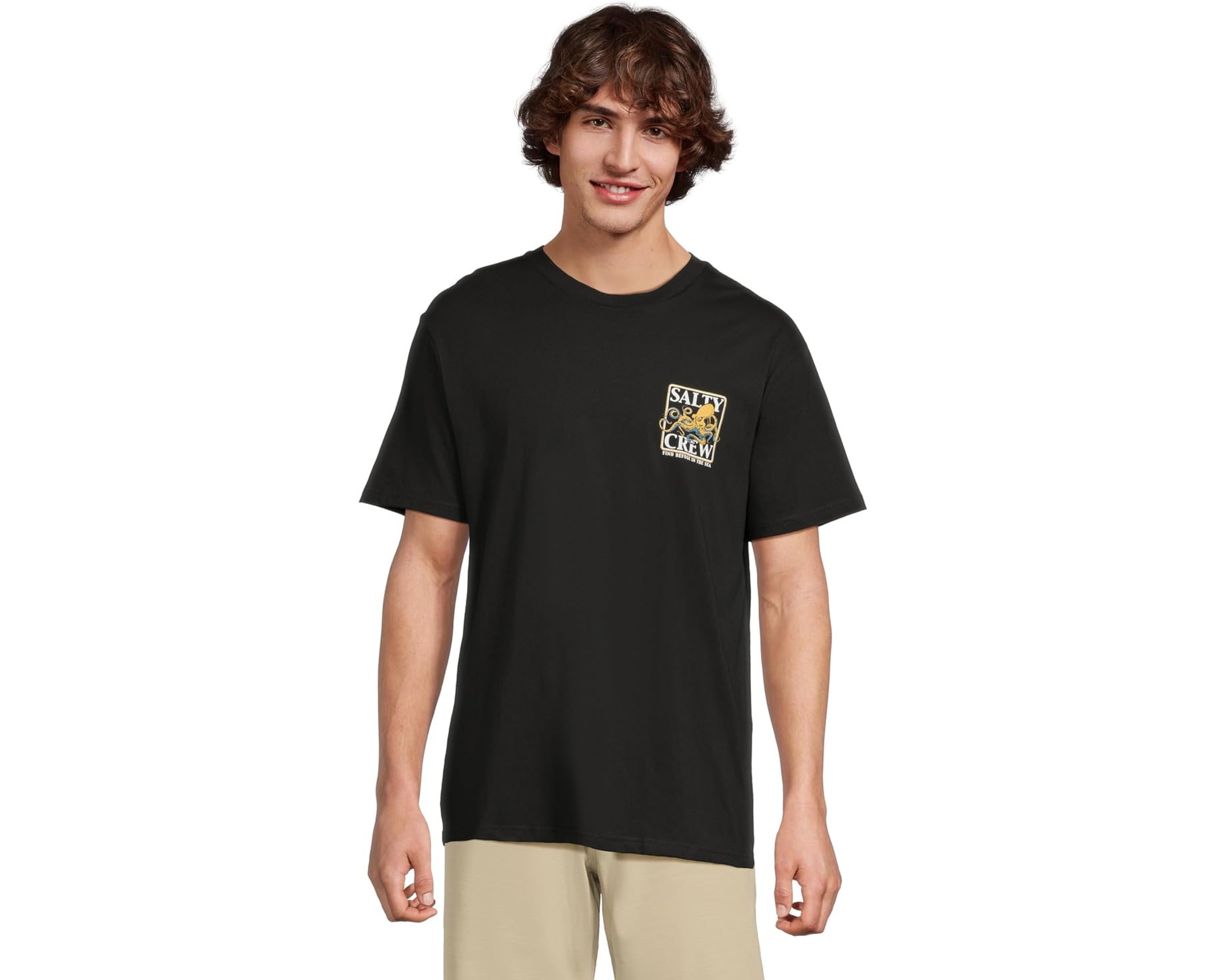 (取寄) ソルティ クルー メンズ インク スリンガー スタンダード ショート スリーブ ティー Salty Crew men Ink Slinger Standard Short Sleeve Tee Black|ジェットラグ店