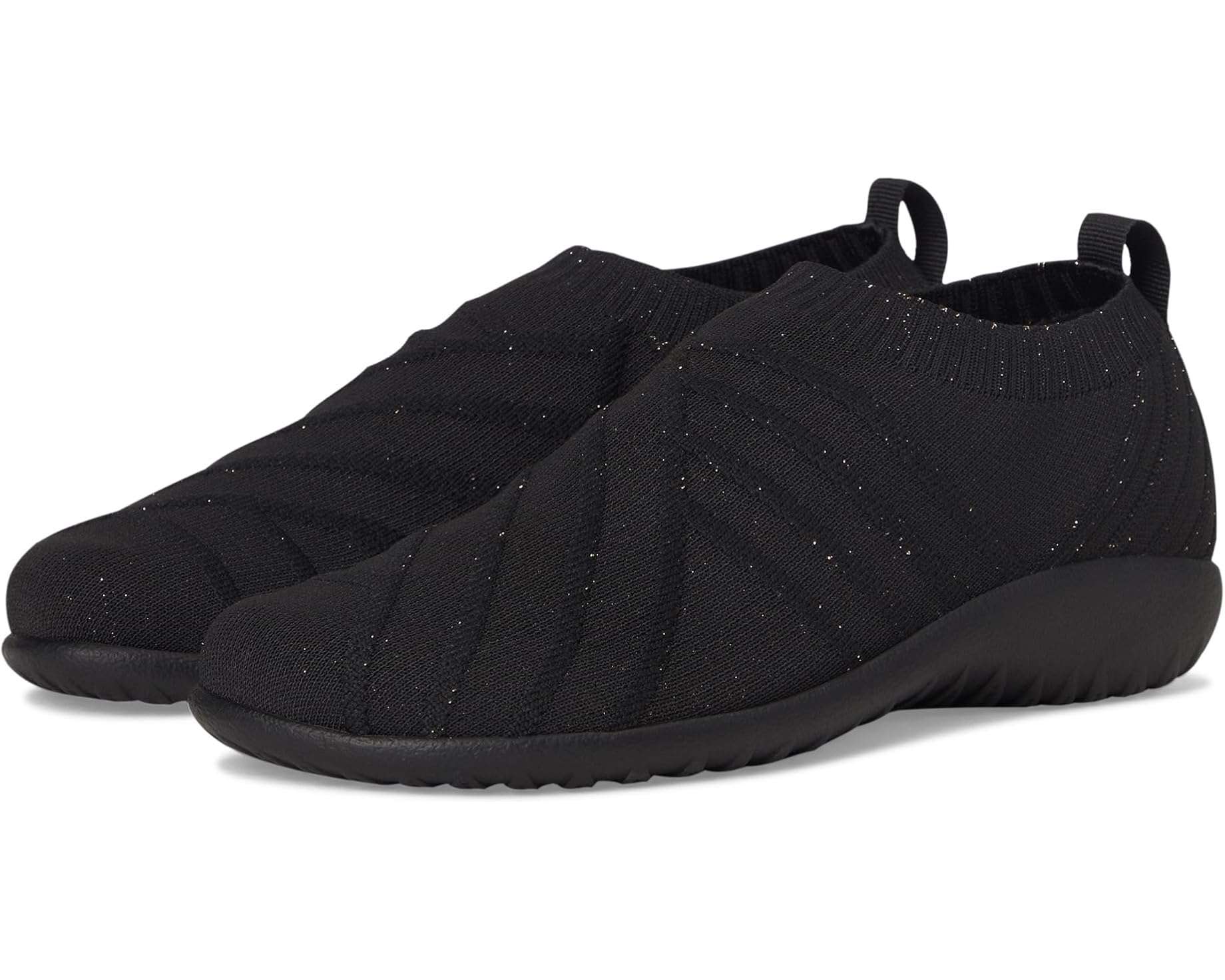 (取寄) ナオト レディース オカフ Naot women Okahu Black/Silver Sparkle Knit｜ジェットラグ店