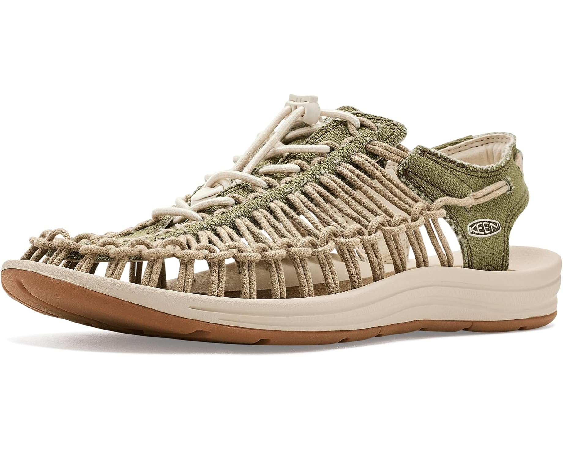 (取寄) キーン メンズ ユニーク キャンバス KEEN men Uneek Canvas Martini Olive/Birch|ジェットラグ店
