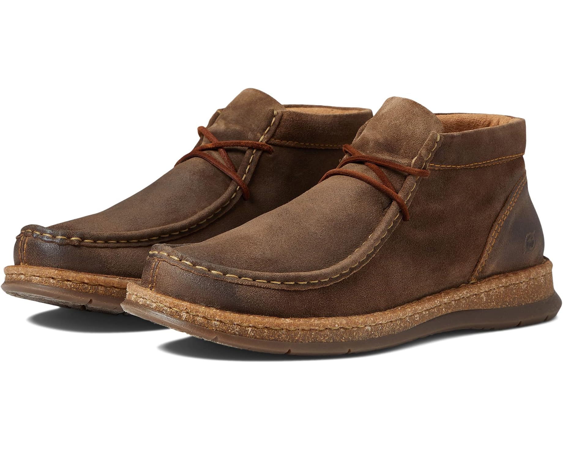 (取寄) ボーン メンズ ブロック Born men Brock Taupe Distressed Leather｜ジェットラグ店