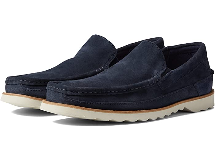 (取寄) クラークス メンズ ダーレイ エッジ Clarks men Durleigh Edge Navy Suede