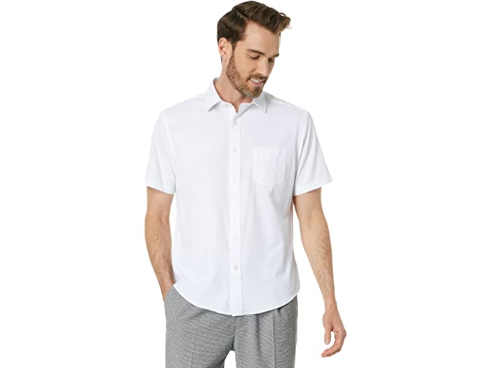(取寄) アンタックイット メンズ ジロンド ショート スリーブ シャツ UNTUCKit men Gironde Short Sleeve Shirt White