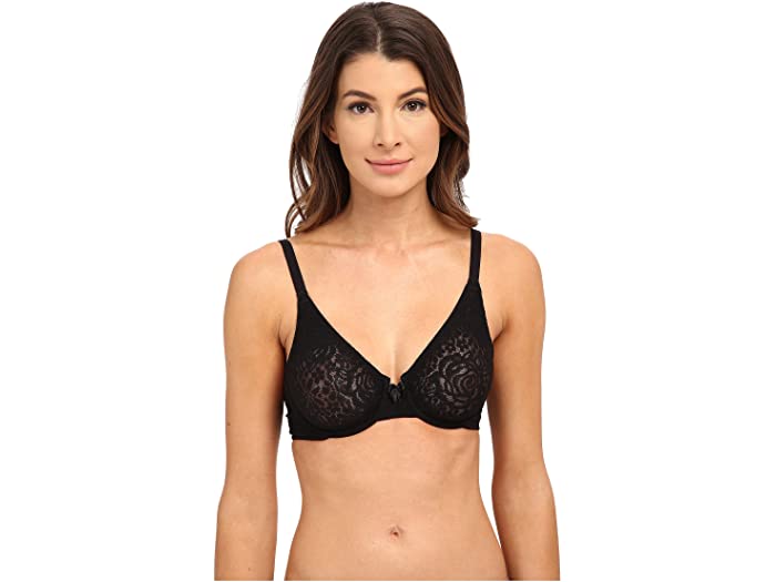 (取寄) ワコール レディース ハロ レース アンダーワイヤー ブラ 851205 Wacoal women Halo Lace Underwire Bra 851205 Black