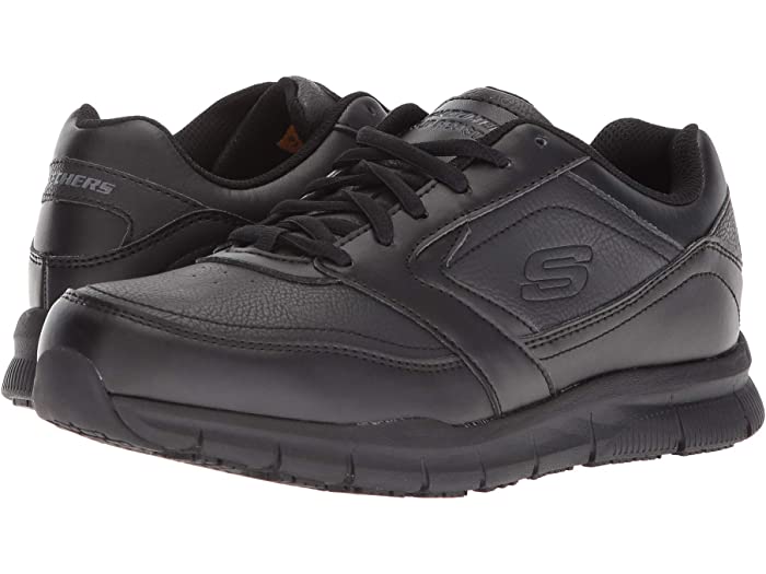 (取寄) スケッチャーズ スニーカー ワーク レディース ナンパ - ワイオラ SKECHERS Work women Nampa - Wyola Black