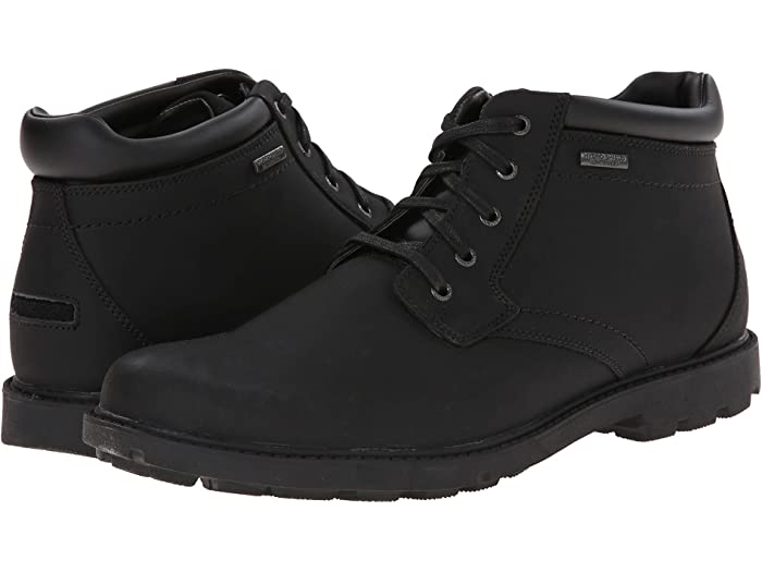 (取寄) ロックポート メンズ ストーム サージ ウォーター プルーフ プレーン トゥ ブーツ Rockport men Storm Surge Water Proof Plain Toe Boot Black