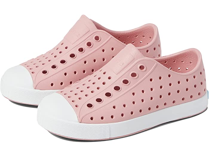 取寄 ネイティブシューズ キッズ ガールズ ジェファーソン トドラー リトル Native Shoes Kids Girls Jefferson Toddler Little Kid Rose Pink Shell White 価格交渉ok送料無料