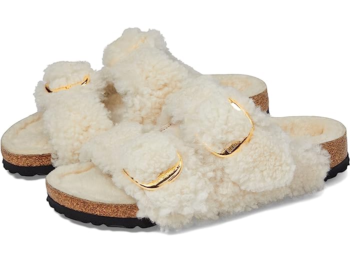 (取寄) ビルケンシュトック レディース アリゾナ ビッグ バックル テディ Birkenstock women Arizona Big Buckle Teddy Eggshell