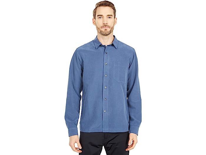 (取寄) ロイヤルロビンズ メンズ デザート パッカー ドライ ロング スリーブ Royal Robbins men Desert Pucker Dry Long Sleeve Collins Blue 19,025円