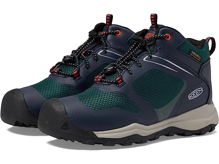 (取寄) キーン キッズ ボーイズ ワンドゥーロ ミッド ウォータープルーフ (リトル キッド/ビッグ キッド) KEEN Kids boys Wanduro Mid Waterproof (Little Kid/Big Kid) Sky Captain/Sea Moss