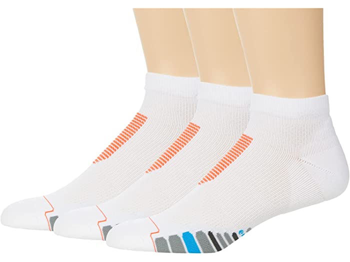 (取寄) ユーロソックス クリスタル ラン ライト ロウ ショー 3パック Eurosock Crystal Run Light Low Show 3-Pack White