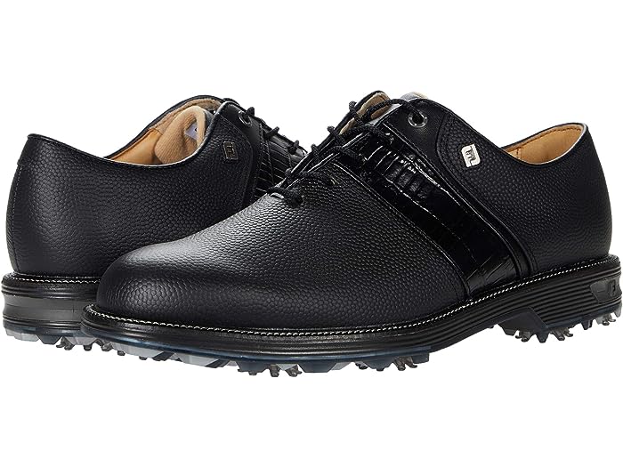 (取寄) フットジョイ ゴルフシューズ メンズ プレミア シリーズ - パッカード 大きいサイズ FJ FootJoy men Premiere Series - Packard Black 2