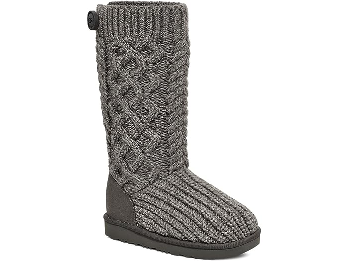 (取寄) アグ キッズ ガールズ クラシック カルディ ケーブルド ニット (トドラー/リトル キッド) UGG Kids girls Classic Cardi Cabled Knit (Toddler/Little Kid) Grey