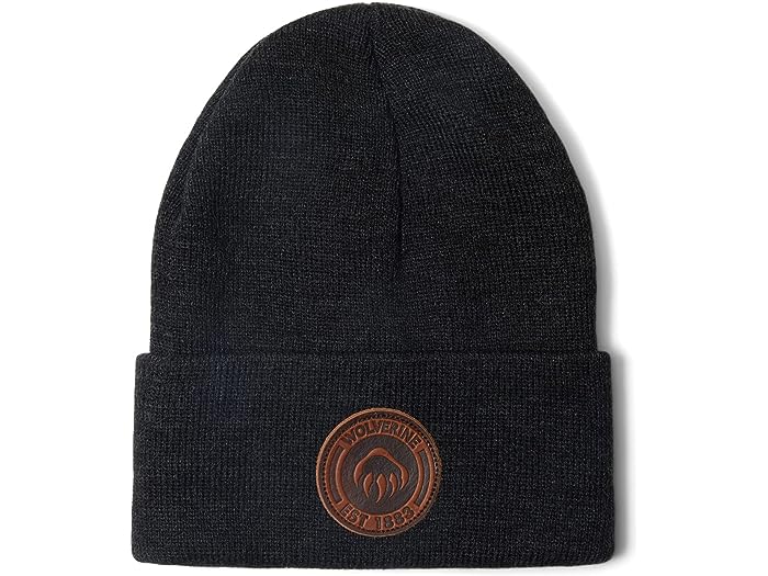 (取寄) ウルヴァリン ウォッチ キャップ W/ セキュラー ロゴ Wolverine Watch Cap w/ Circular Logo Charcoal画像